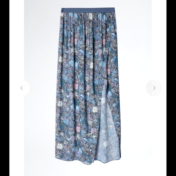 Zadig Voltaire: Josia Wild Garden Maxi Skirt - Picture 1 of 12